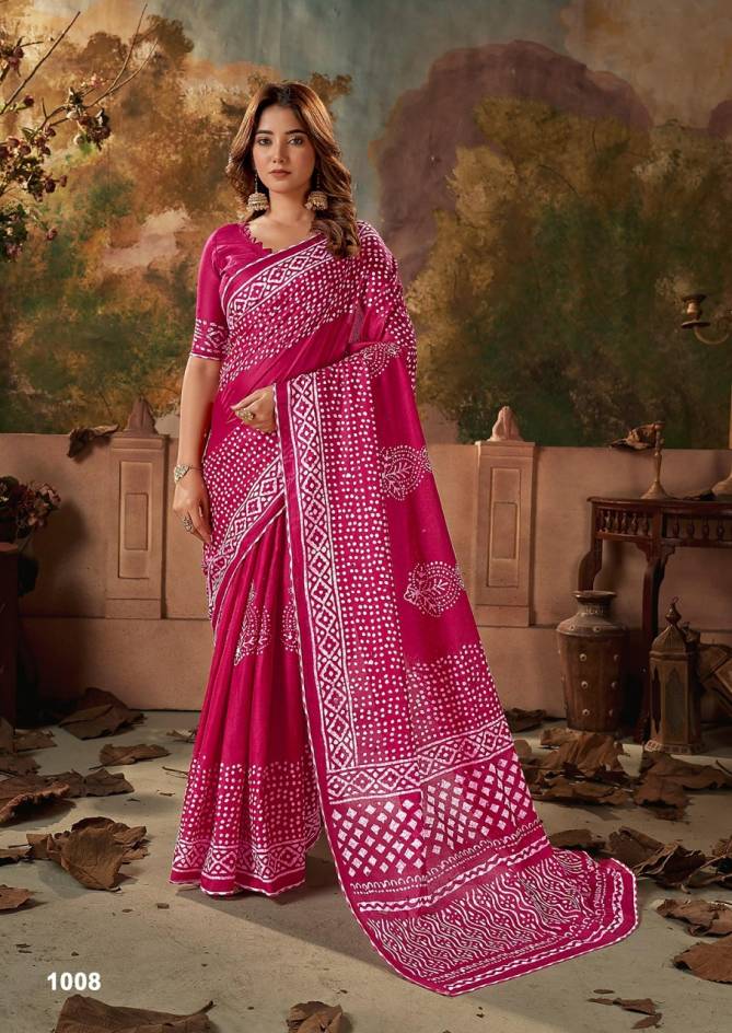 Ikkat Special Woven Daily Wear Mulmul Cotton Sarees Wholesale Price In Surat